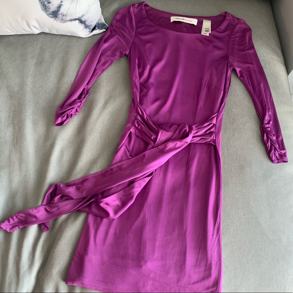 [EUC] Laundry by Design Silk Midi Dress